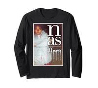 Oficial NAS Illmatic Hip-Hop Retro Manga Larga