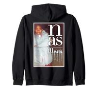 Oficial NAS Illmatic Hip-Hop Retro Sudadera con Capucha