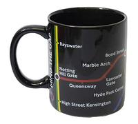 Oficial Oficial Tfl London Underground™ Tubo Mapa Mug-Black