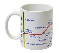 Oficial Oficial Tfl London Underground™ Tubo Mapa Taza Blanco