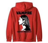 Oficial Olivia Rodrigo Vampire Pop Vintage Canción Sudadera con Capucha