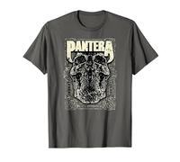 Oficial Pantera Revolution Calavera Heavy Metal Band Camiseta, Hombre, Asfalto, 3XL