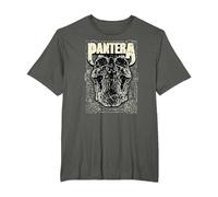 Oficial Pantera Revolution Calavera Heavy Metal Band Camiseta, Hombre Tallas Grandes, Asfalto, 3X Alto