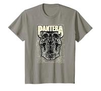 Oficial Pantera Revolution Calavera Heavy Metal Band Camiseta, Niños, Pizarra, 3 años