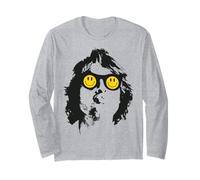 Oficial Paolo Nutini Gafas Smiley Pop Soul Rock Retro Manga Larga