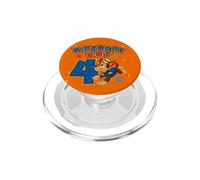 Oficial Paw Patrol Birthday Boy Chase Football Age 4 PopSockets PopGrip para MagSafe