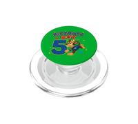Oficial Paw Patrol Birthday Boy Chase Football Age 5 PopSockets PopGrip para MagSafe