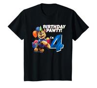 Oficial Paw Patrol Chase Birthday Party I'm 4 Camiseta