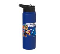 Oficial Paw Patrol Chase Birthday Party I'm 4 Stainless Steel Insulated Water Bottle