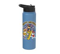 Oficial Paw Patrol Happy Day Birthday Age 7 Stainless Steel Insulated Water Bottle