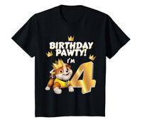 Oficial Paw Patrol Rubble Birthday Pawty I'm 4 Party Camiseta