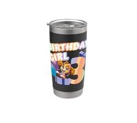 Oficial Paw Patrol Skye Birthday Girl Age 3 Vaso térmico de acero inoxidable de doble pared