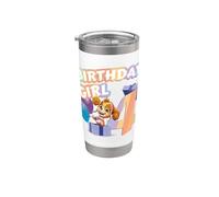 Oficial Paw Patrol Skye Birthday Girl Age 4 Vaso térmico de acero inoxidable de doble pared