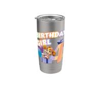 Oficial Paw Patrol Skye Birthday Girl Age 4 Vaso térmico de acero inoxidable de doble pared