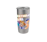 Oficial Paw Patrol Skye Birthday Girl Age 5 Vaso térmico de acero inoxidable de doble pared