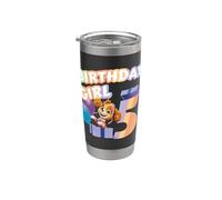 Oficial Paw Patrol Skye Birthday Girl Age 5 Vaso térmico de acero inoxidable de doble pared