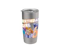 Oficial Paw Patrol Skye Birthday Girl Age 6 Vaso térmico de acero inoxidable de doble pared