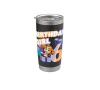 Oficial Paw Patrol Skye Birthday Girl Age 6 Vaso térmico de acero inoxidable de doble pared