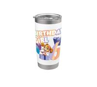 Oficial Paw Patrol Skye Birthday Girl Age 6 Vaso térmico de acero inoxidable de doble pared
