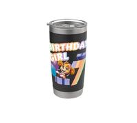 Oficial Paw Patrol Skye Birthday Girl Age 7 Vaso térmico de acero inoxidable de doble pared