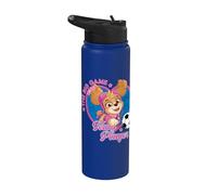 Oficial Paw Patrol Skye Soccer The Big Game Team Player Stainless Steel Insulated Water Bottle
