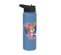 Oficial Paw Patrol Skye Soccer The Big Game Team Player Stainless Steel Insulated Water Bottle