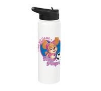 Oficial Paw Patrol Skye Soccer The Big Game Team Player Stainless Steel Insulated Water Bottle