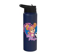 Oficial Paw Patrol Skye Soccer The Big Game Team Player Stainless Steel Insulated Water Bottle