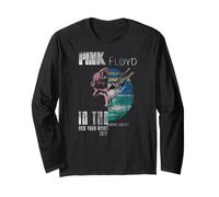 Oficial Pink Floyd Animals Wish You Were Here Rock Band Manga Larga
