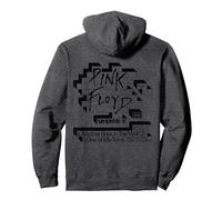 Oficial Pink Floyd Another Brick In The Wall Rock Progresivo Sudadera con Capucha, Unisex para Adultos, Jaspeado Oscuro, S