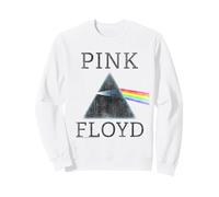 Oficial Pink Floyd Dark Side of The Moon Blanco Band Rock Sudadera