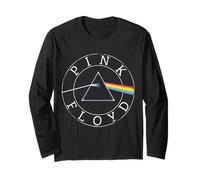 Oficial Pink Floyd Prisma Círculo Logo Band Retro Música Manga Larga