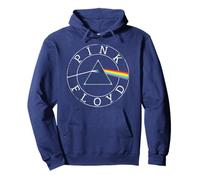 Oficial Pink Floyd Retro Prisma Círculo Logo Rock Progresivo Sudadera con Capucha