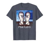 Oficial Pink Floyd The Division Bell Rock Band Camiseta, Hombre, Azul Jaspeado, M