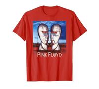 Oficial Pink Floyd The Division Bell Rock Band Camiseta, Hombre, Rojo, XL