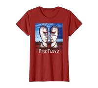 Oficial Pink Floyd The Division Bell Rock Band Camiseta, Mujer, Arándano, S