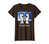 Oficial Pink Floyd The Division Bell Rock Band Camiseta, Mujer, Marrón, 3XL