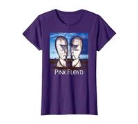 Oficial Pink Floyd The Division Bell Rock Band Camiseta, Mujer, Morado, XL