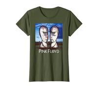 Oficial Pink Floyd The Division Bell Rock Band Camiseta, Mujer, Verde Oliva, 3XL