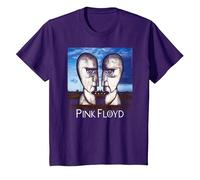 Oficial Pink Floyd The Division Bell Rock Band Camiseta, Niños, Morado, 10 años