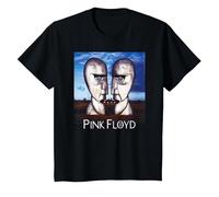 Oficial Pink Floyd The Division Bell Rock Band Camiseta, Niños, Negro, 8 años