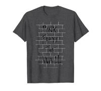 Oficial Pink Floyd The Wall Rock Progresivo Gris Oscuro Camiseta