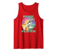 Oficial Pink Floyd Wish You were Here Rock Progresivo Música Camiseta sin Mangas, Hombre, Rojo, XL