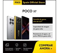 Oficial | POCO X7 | Pantalla de gama alta de 6,67“ , Capacidad de imagen de gama alta ,Resistencia al agua y al polvo IP68 de gama alta Plata