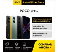 Oficial | POCO X7 Pro, Primer lanzamiento global del Dimensity 8400-Ultra, Batería líder del sector de 6000 mAh, Hipercarga de 90 W de gama alta Negro