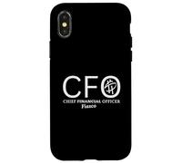 Oficial Principal de Finanzas al Director de Fiasco Funny Finance Executive Humor Carcasa para iPhone X/XS