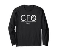 Oficial Principal de Finanzas al Director de Fiasco Funny Finance Executive Humor Manga Larga