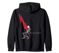 Oficial Queens of The Stone Age Lightning Dude Band Retro Sudadera con Capucha