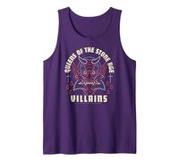 Oficial Queens of The Stone Age Villains Álbum Rock Band Camiseta sin Mangas, Hombre, Morado, XL