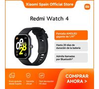 Oficial | Redmi Watch 4, Pantalla AMOLED gigante de 1,97"", Hasta 20 días de duración de la batería, Admite llamadas por Bluetooth® Gris plata